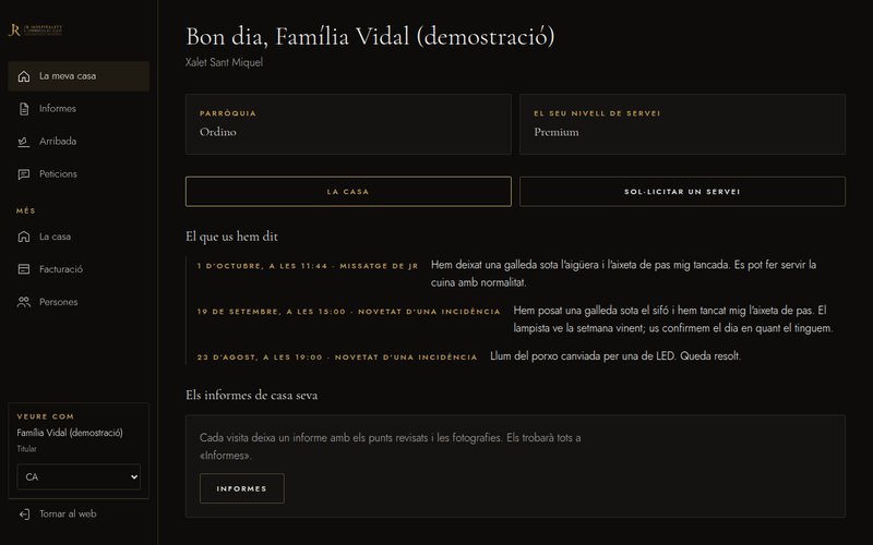 Captura de Àrea del client a jrandorra.com